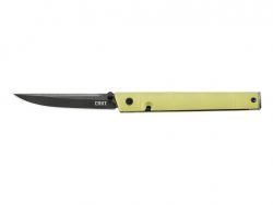 Складной нож CRKT CEO Bamboo Yellow 7096YGK